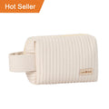 Chic Portable Makeup Bag with Zipper Closure Soft Padded and Water Resistant for Toiletry Organizer for Daily Use Travel