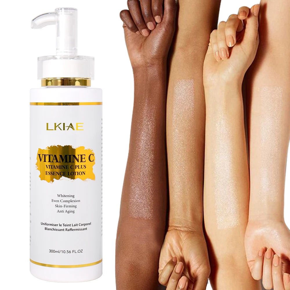 OEM ODM Best Price Vitamin c Strong Brightening Super Moisturizing Black Skin Whitening Body Lotion