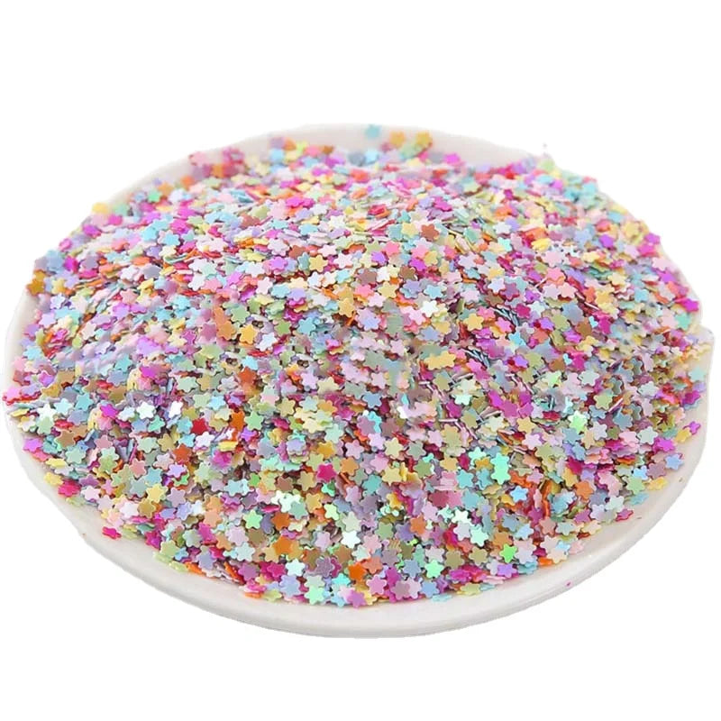 Wholesale Cheap 3mm Mini Mix Flower Shape plum Nail Shiny Glitter Sequins Bulk Wedding Party Decoration Loose Confetti Sequins