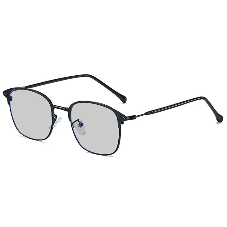 DOISYER Solid Retro Color Changing Photochromic Anti Blue Light Blocking Eye Protect Glasses Wholesale Fashion Metal
