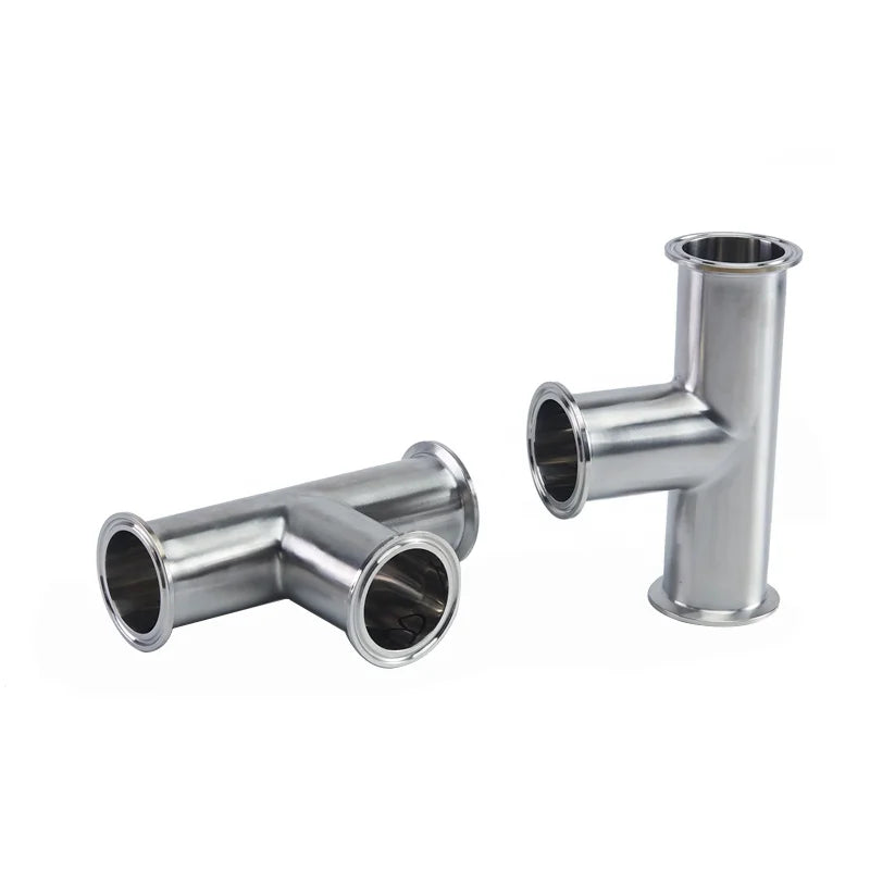 DIN Sanitary Stainless Steel Tri Clamp Tee