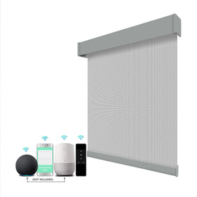 Top Automated Power Remote Controlled Electronic Solar Powered Smart Home Window Blackout Roller Blinds Automation Motorized