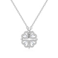 GT Hot Selling Love Clover Necklace Female Titanium Steel Light Luxury Niche Design Pendant Heart Necklace