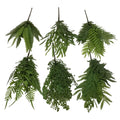 Home Decorative Plastic Green Grass Artificial Plants Fern Grass for Pot Decoration