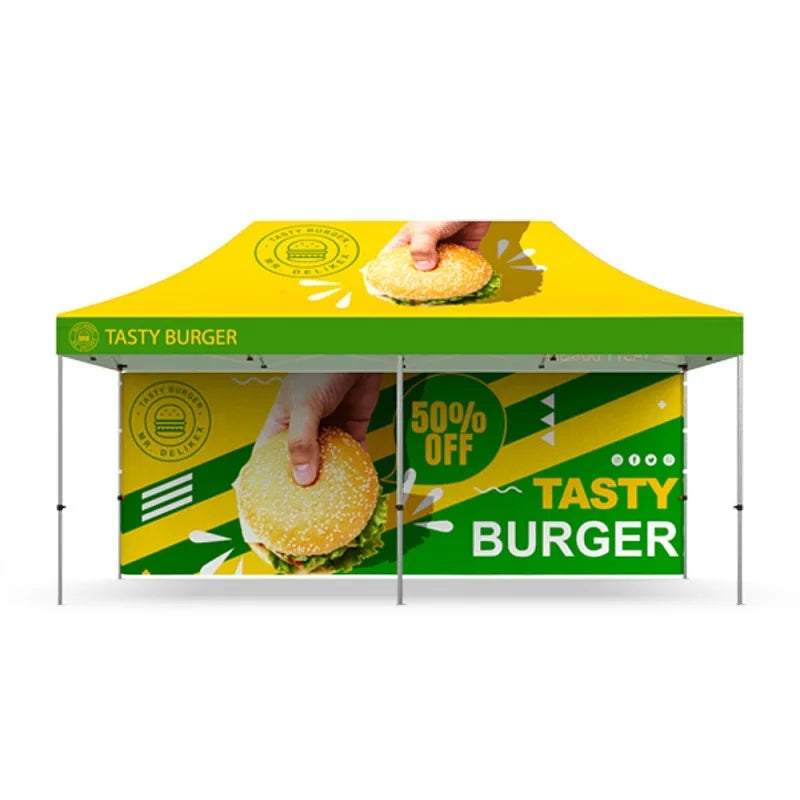 Premium Custom Printed 3x3m Advertising Tent Large Portable 10x10ft Trade Show Gazebo Tent