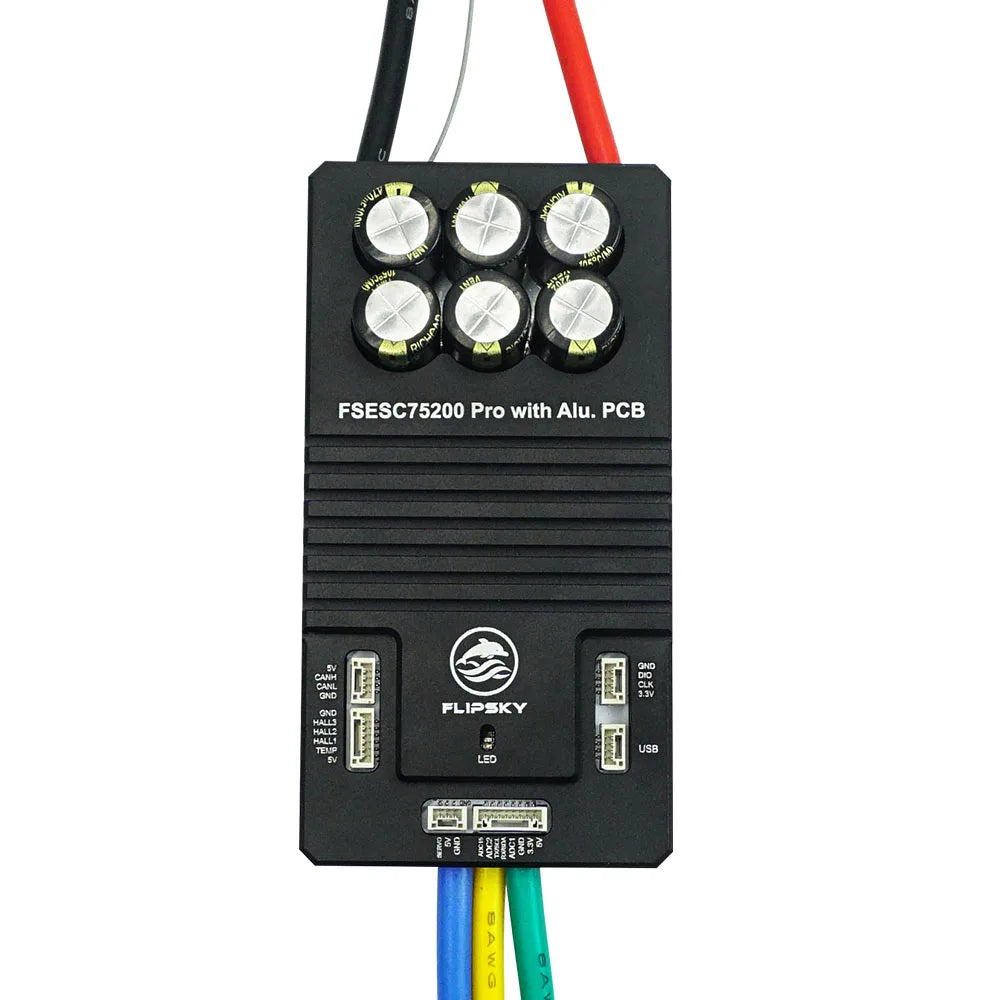 Flipsky 75200 Pro 84V High Current With Aluminum PCB Based on VESC for Fighting Robot Surfboard Robot