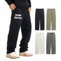 INFLATION 345 GSM Fleece Straight Men Pants Tracksuit Fleece Stacked Sweat Pants Unisex Sweatpants Pants Men