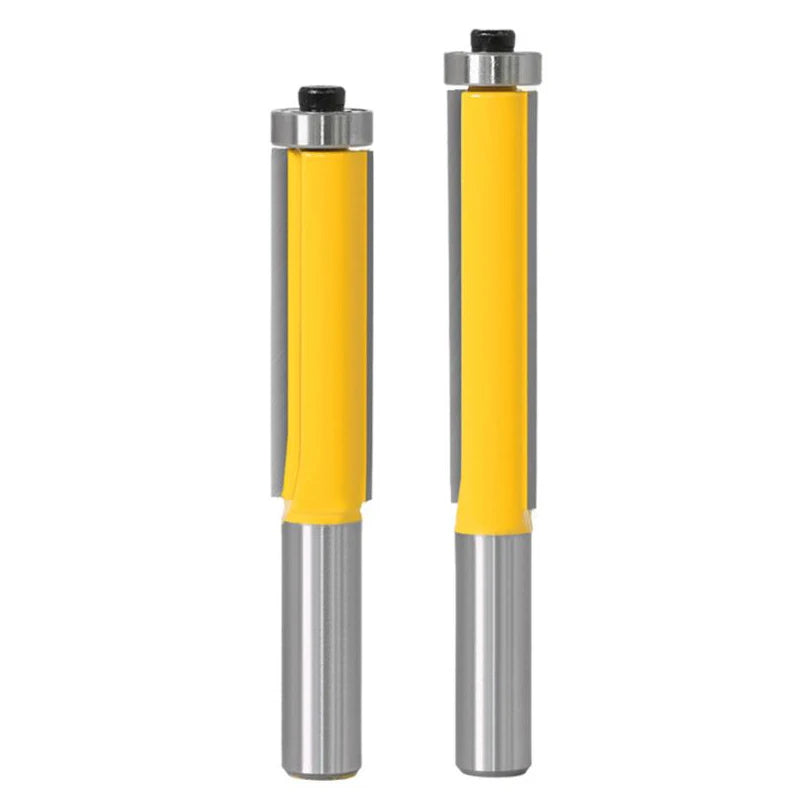 12mm Shank Tungsten Carbide Flush Trim Woodworking Router Bits Wood Milling Cutter with Cutting Diameter 15 19mm Tools