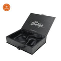 Custom Logo Luxury Gift Black Wig Packaging Hair Box for Bundles