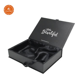 Custom Logo Luxury Gift Black Wig Packaging Hair Box for Bundles