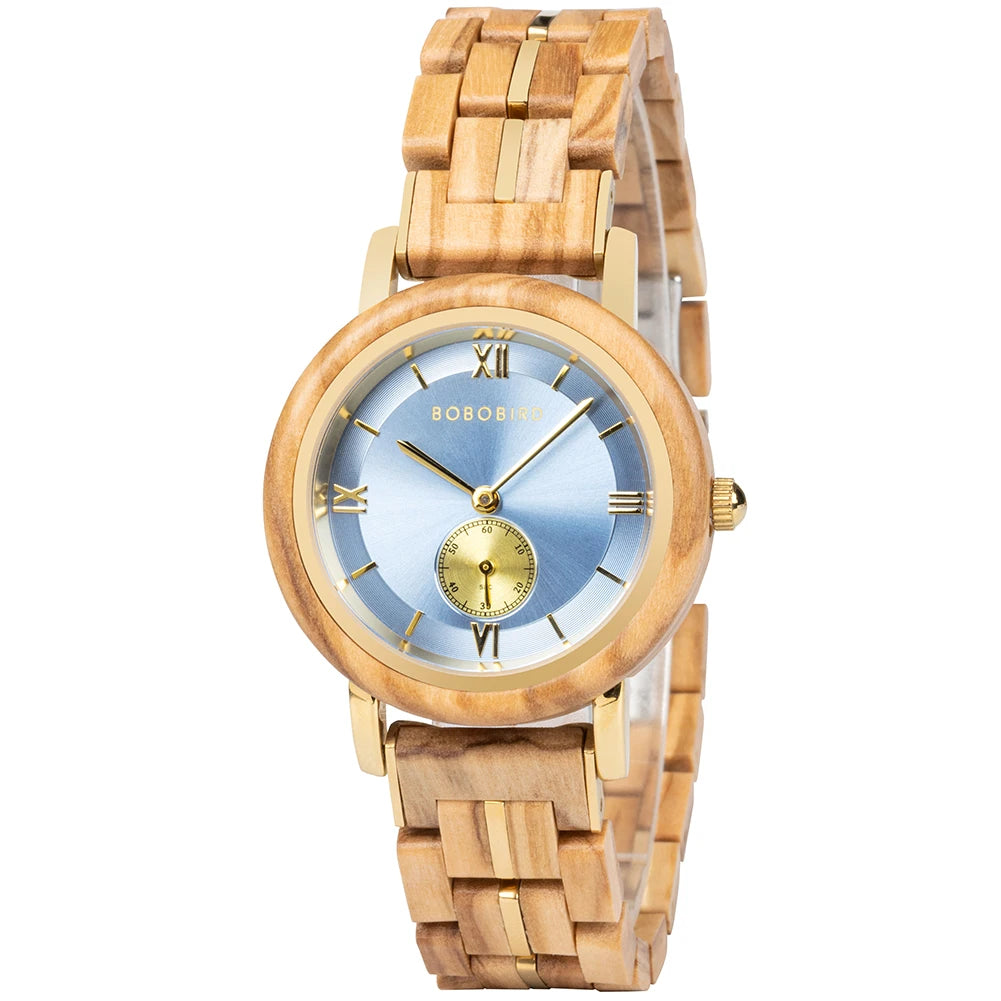 New Arrival Dropshipping High Quality Custom Women's Fashion Sport Wooden Watches