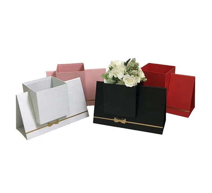 Customizable OEM Folding Calendar Flower Gift Box Special Paper Material Spot New Flower Arrangement Box Embossing Printing
