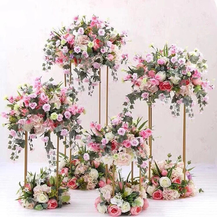 2026 Custom Modern Artificial Flower Table Runner for Wedding and Christmas Decorations Enhances Road Guides Backgrounds