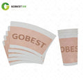 Printed PLA PE Coated Ripple Waterproof Specialty Paper Cups for Tea & Coffee Custom Sizes Available