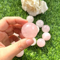 Wholesale Polished Natural Rose Quartz Crystal Sphere Balls for Fengshui Decoration