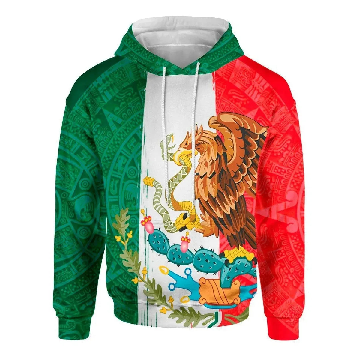 Fitspi Men's Clothing Sweater Mexico Logo Boys' Sweatshirt Custom 3d Printing Fall Winter Hoodie Wholesale