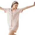 Wholesale Short Sleep Wear Night Suits Piyama Lucu Daster Wanita Baju Tidur Korea Cute Pyjama Ladies Sleepwear Pajama for Women