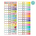 30-Piece Reusable Erasable Daily Schedule Cards Classroom Decoration Pocket Chart Add-ons Office & School Paper Material