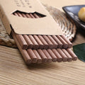10 Pairs Set Chop Sticks Red Sandal Wood Chopsticks