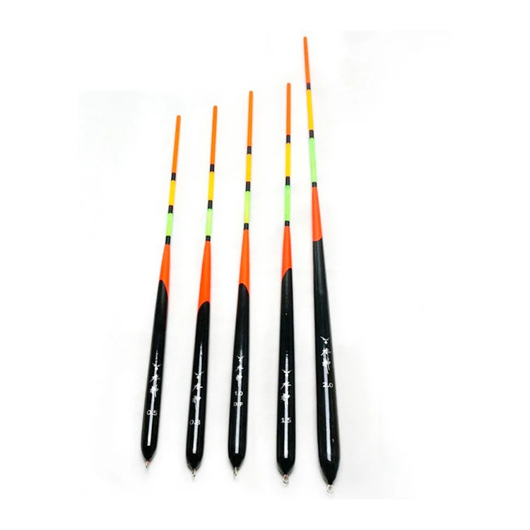 Factory Direct Sale Sycamore Wood Material Fishing Float Colorful Thick Tail Fish Float
