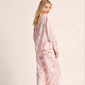High Quality Customized Sexy Cozy Thermal Summer Spring Sleepwear Longsleeve Loungewear Women Satin Silk Pajamas