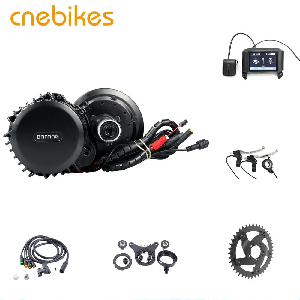 Bafang 8fun BBSHD 68/100/120mm 1000 Watt 48v 52v 1000w Electric Mid Drive Motor Conversion Kit with 750c Display