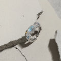 VIANRLA 925 Sterling Silver Moonstone Jewelry Antique Rings for Women