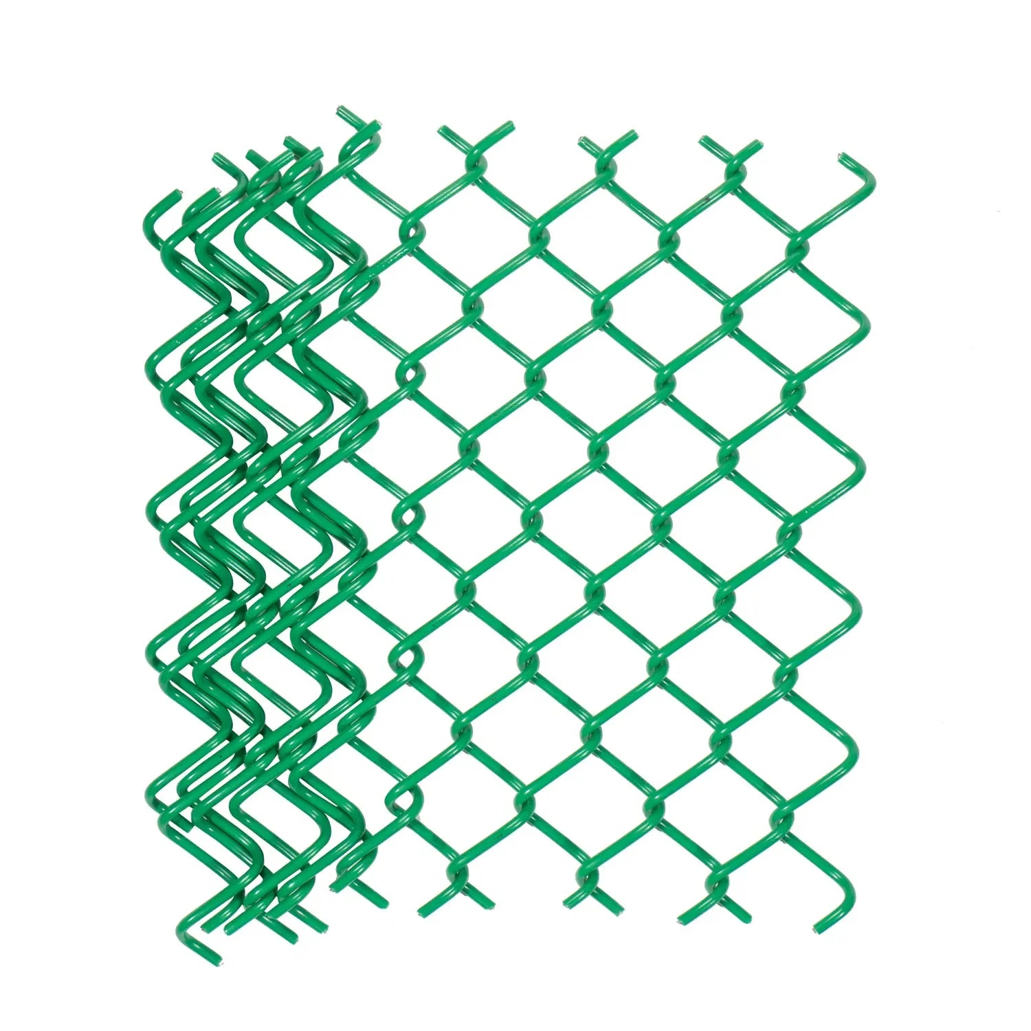Eco-Friendly Diamond Hole Chain Link Fence Hot Dipped Galvanized PVC Coated Safety Mesh for Playground Park with Design Support