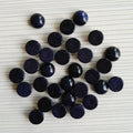 Hongzhuo Wholesale Semi Precious 8mm Black Obsidian Round Cabochon Natural Gemstone Carving Crafts Crafts