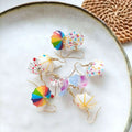 Cute Umbrella Drop Earrings Colored Rainbow Umbrella Ins Korean Earrings for Women Sweet Girls Unique Designer Earring Jewelry