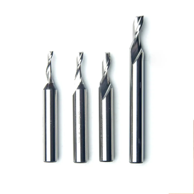 8mm Flute Aluminum Milling Cutter with HSS Router End Mill Bit CNC End Mills for Aluminum Alloy & Copper Cutting 8MM/10MM Shank