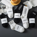 YILONG Custom Sports Cotton Socks Winter Compression Grip Anti-Slip Crew with Bamboo Cartoon Heating Logo Wholesale