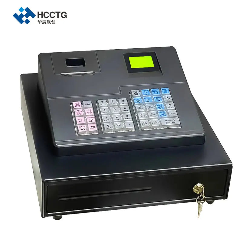 Cash Register Supermarket Cashier Pos Terminal Machine With 58mm Printer ECR600