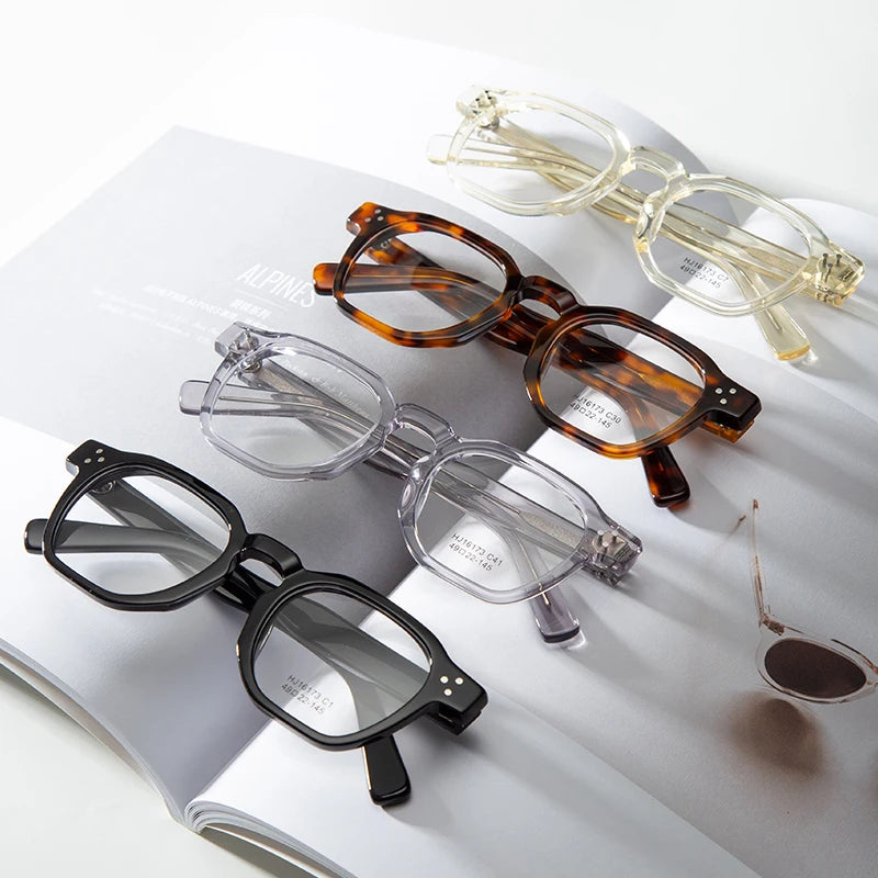 Wholesale Hight Quality Custom Logo Eyewear Blue Light Blocking Acetate Optical Glasses Eyeglasses Frames