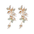 Bridal White Women Beaded Earring Retro Handmade Fashion Earrings