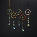 Crystal Suncatchers for Windows Hanging Tree of Life Sun Catchers Decor with Prisms for Car Chakra Feng Shui Decor for Home