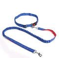 Dog Leash Running Traction Rope Elastic Pet Walking Leashes Nylon Rope 1.75m with Waist  Belt Rope for Dogs More Colors
