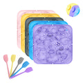Eco-Friendly Silicone Waterproof IPX5 Animal Print Pet Licking Mat Large Small Suckers Slow Food Indoor Use Pet Bowls Feeders
