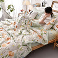 Competitive Price Super Soft 100% Polyester Woven Festival Striped Quilted Blanket Bedding Sets Customizable
