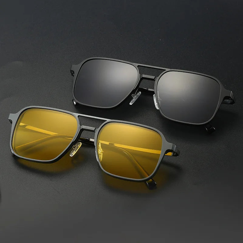 Luxury Magnetic Clip on Sunglasses Shades Wholesale Polarized Sunglasses Men Women