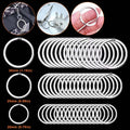 Stainless Steel Keychain Key Rings Ornaments Metal Keychains Creative Key Rings Couples Keychains