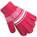 Fashion Warm Magic Gloves Adult Custom Knit Acrylic Gloves Unisex Men Women Striped Kids Winter Gloves