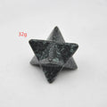 Hongzhuo Wholesale Lot 17pcs Kambaba jasper Multi-Color Carved Gemstone 1 Inch Merkaba Star Healing Sacred Geometry Chakra Stone Crafts