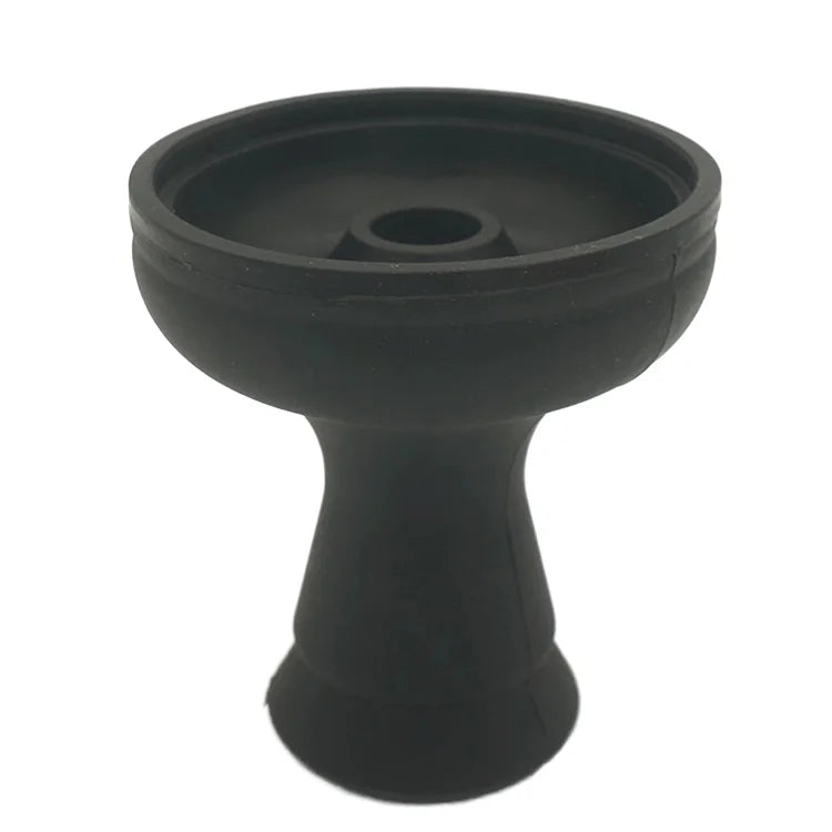 Stock Hookah accessory Tobacco Silicone Unbreakable Shisha Bowl Charcoal Holder Silicone Black Shisha Bowl Silicone Hookah Head