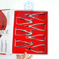 OSCAT Vet Equipment Dental Extracting Forceps Dental Instruments Stainless Steel Tooth Extracting Forceps