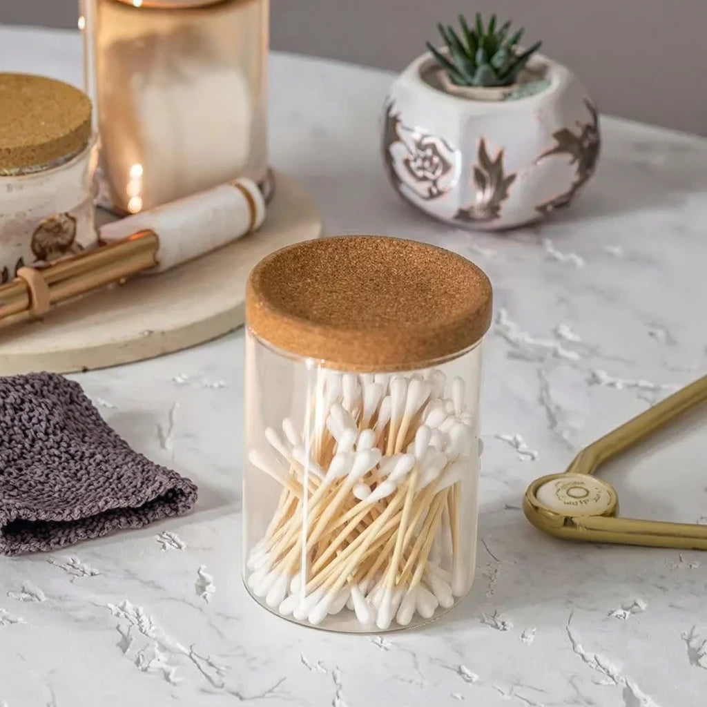 Wholesale Classic Design Frosted Transparent Multifunctional Environment-friendly Cotton Swab Storage Lid for Home Use