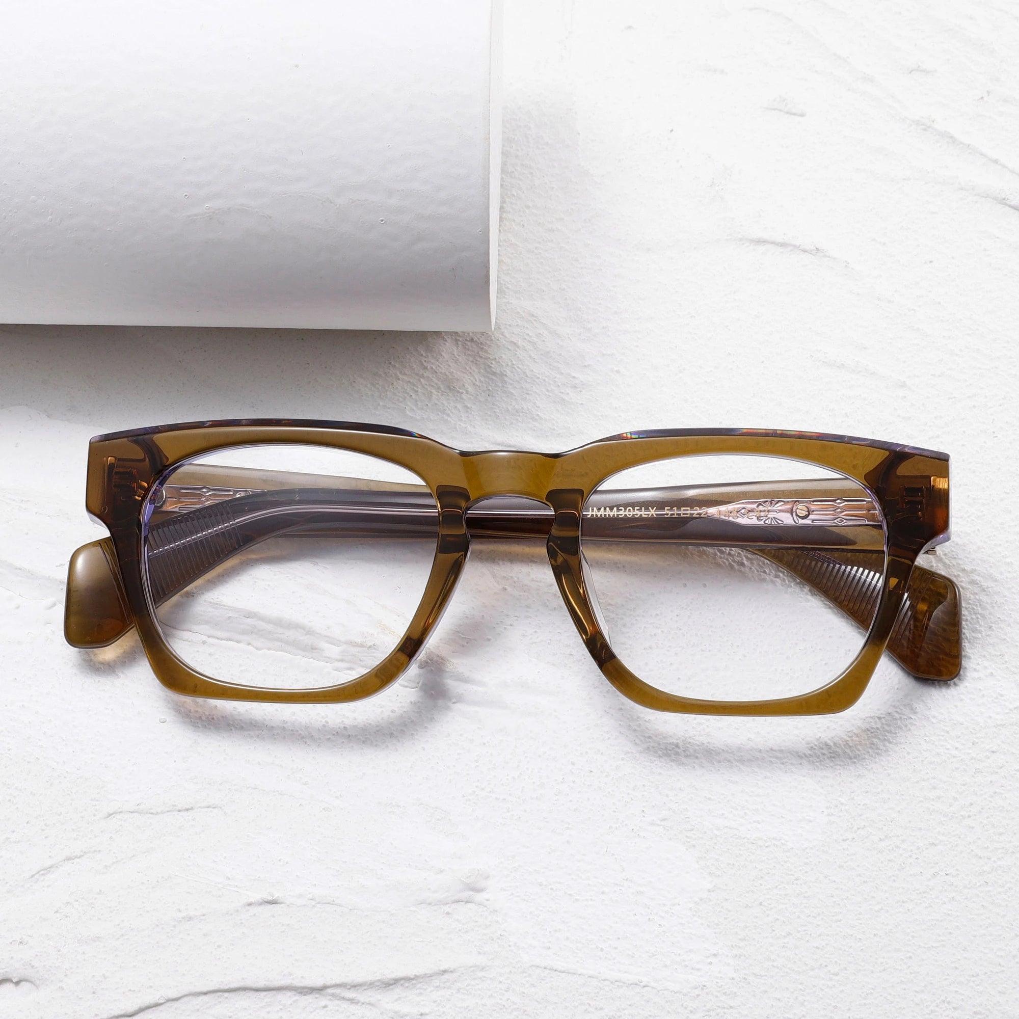 Benyi Vintage New Designer Women's Square Optical Frame Eyewear Blue Acetate Spectacles Glasses for Reading and Computer Use