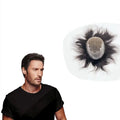 AU Wholesale air Replacement System Unit Perruque Pour Les Hommes 8X10 Q6 Base Frontal Lace Toupee Human Hair for Men
