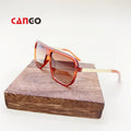 High Quality Custom Kids Sunglasses round Frame Metal Flower Design UV400 Lens Rimless Sun Glasses