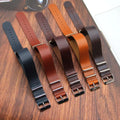 Top Grain Custom One Piece Genuine Leather Wrist Watch Strap 18mm 20mm 22mm 24mm Cowhide Vintage Watch Band